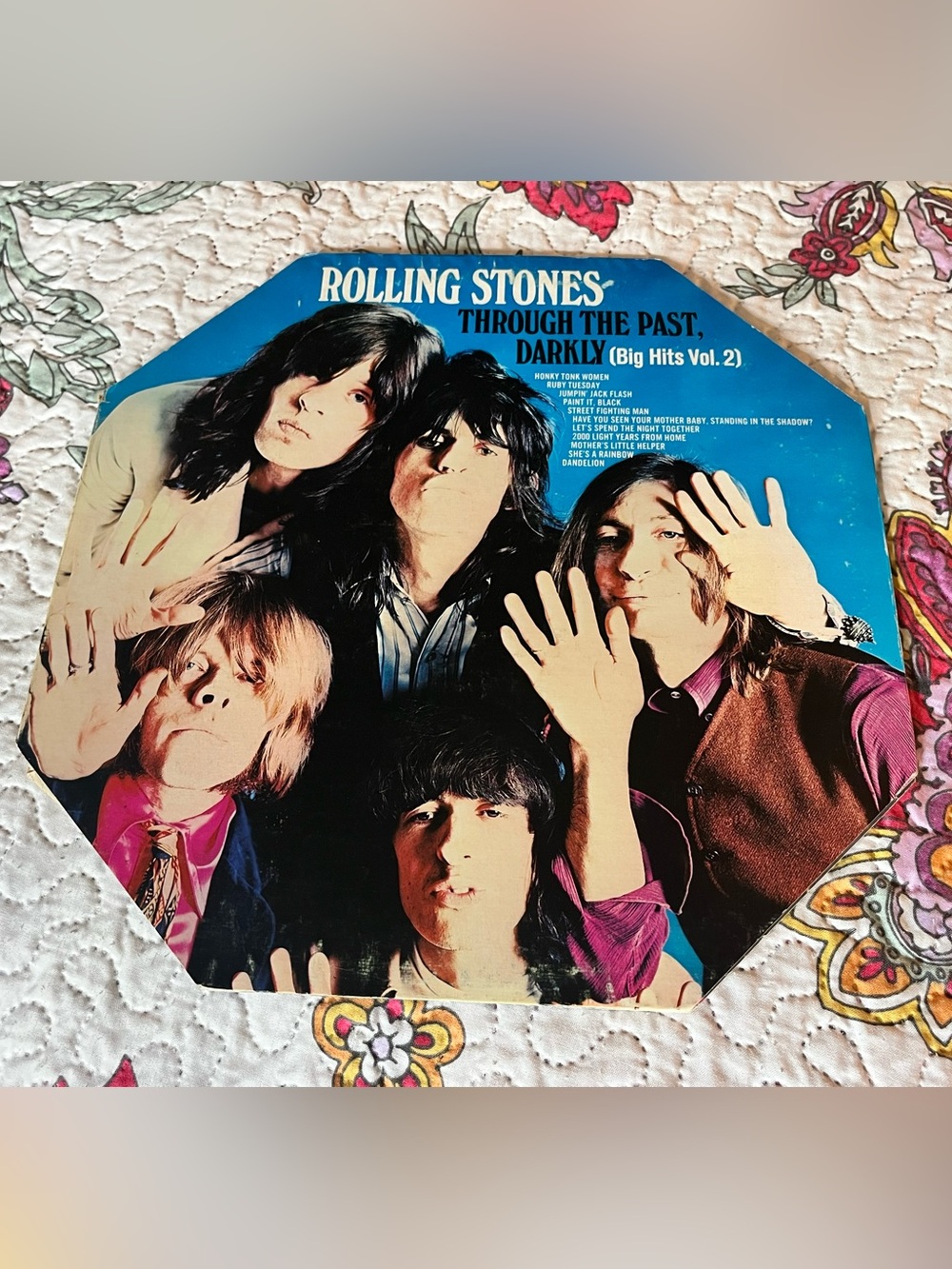 The Rolling Stones Through The Past Darkly London Album Vinyl Record. 676